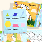 BrainShape™ Tangram Box 🧩✨ — Learn, Match & Create Fun