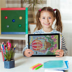 100 Stress-Relief Coloring Pages – Color by Numbers for Adults & Kids!