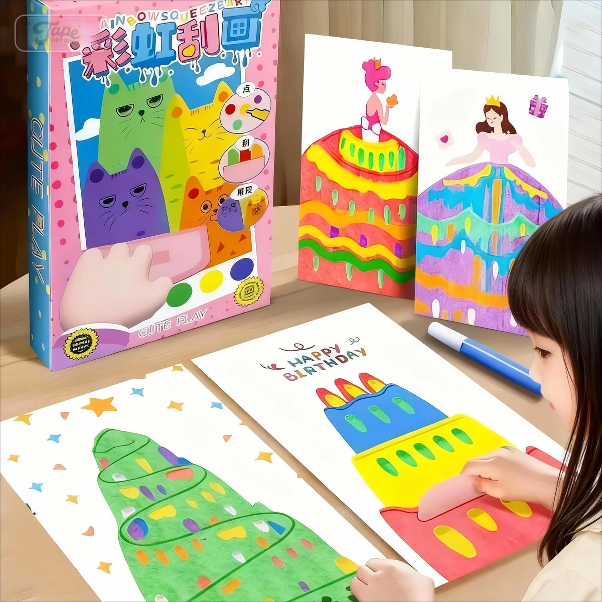 ScratchGlow™ Art Cards 🌈✨ — Reveal Rainbow Magic